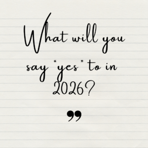 Thoughts for a New Year